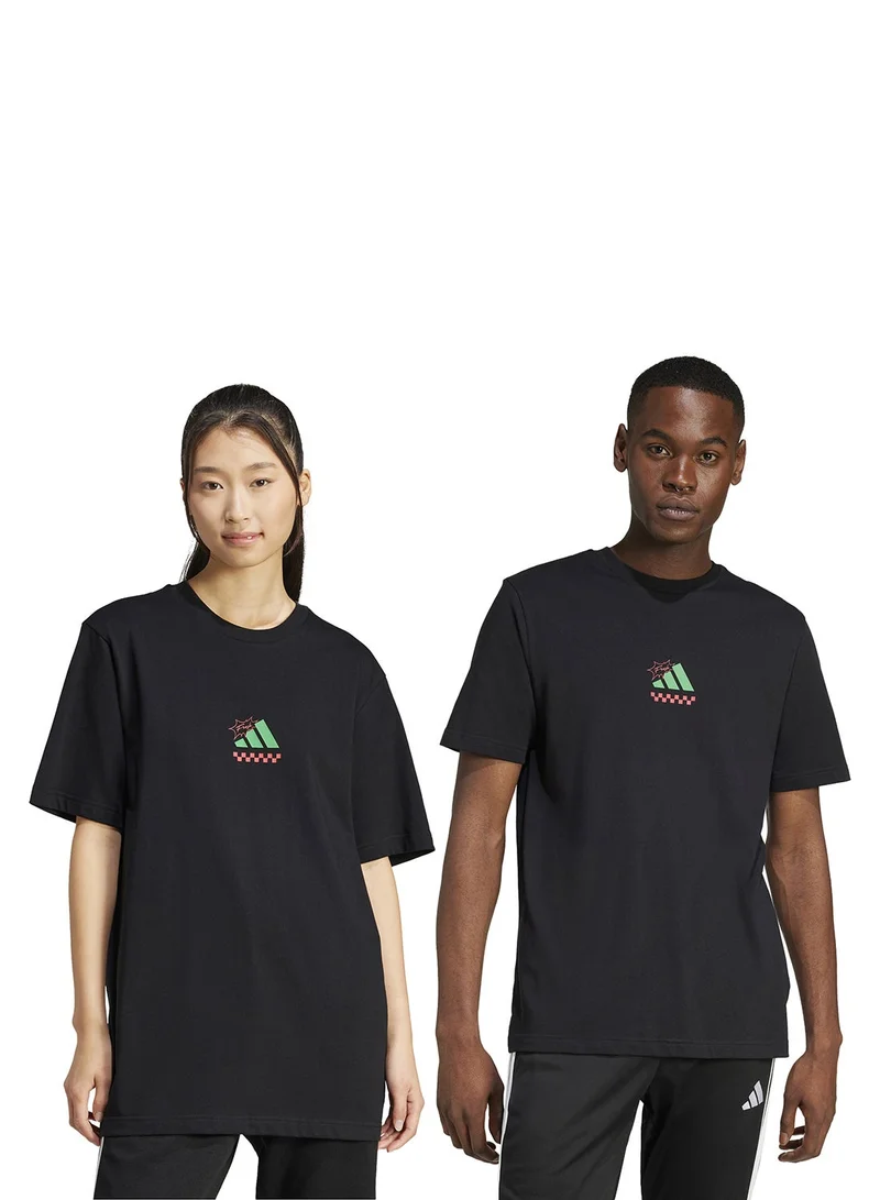 Adidas Lounge Pizza Graphic T-Shirt
